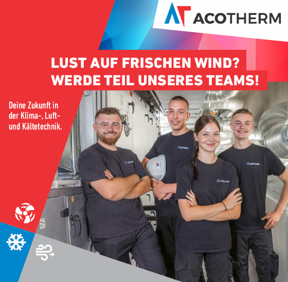 ACOTHERM Azubis -Deine Zukunft in der Kima-, Luft- und Kältetechnik